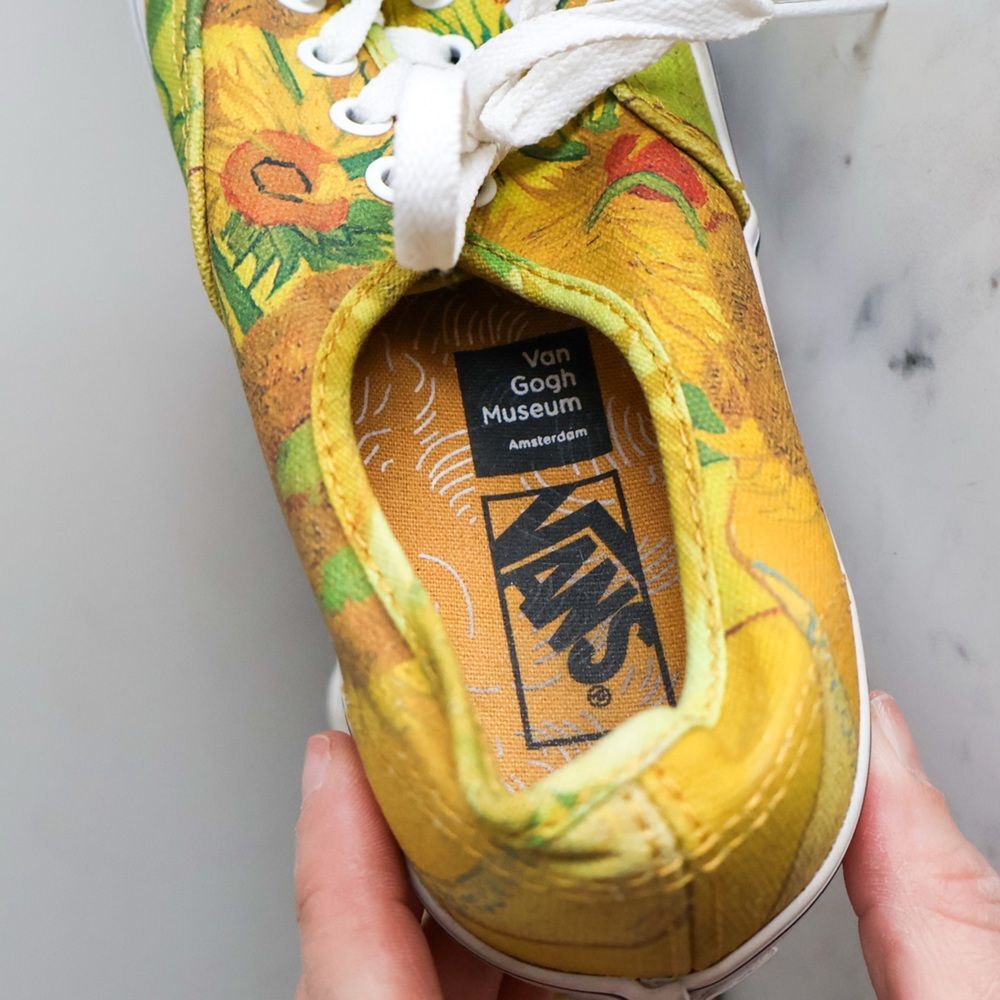 Vans Vincent Van Gogh Sunflower Sneakers 7 - Picture 7 of 11